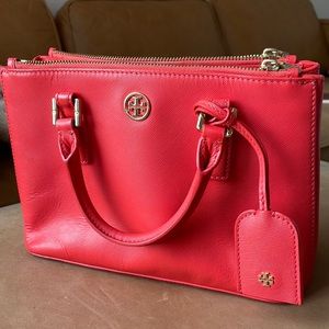Tory Burch Robinson Double Zip Tote - top handle, crossbody